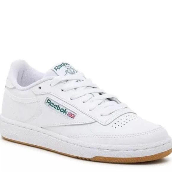 Reebok Shoes - *Never Worn* Reebok White and Green Women's Sneakers